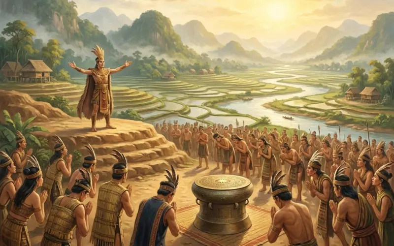 Hùng Vương lập nước Văn Lang