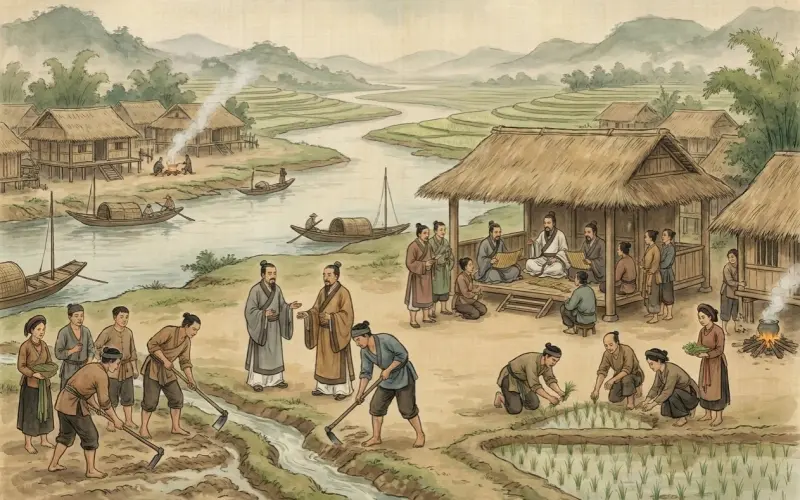 Tích Quang và Nhâm Diên truyền bá lễ giáo, nông nghiệp Hán